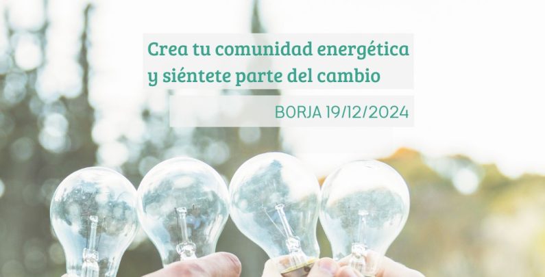 Charla sobre COMUNIDADES ENERGÉTICAS en BORJA