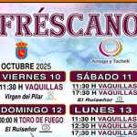 Vaquillas y toro de fuego