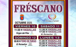 Vaquillas y toro de fuego