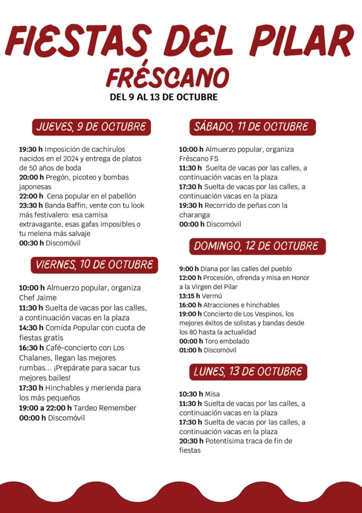 PROGRAMA FIESTAS 25