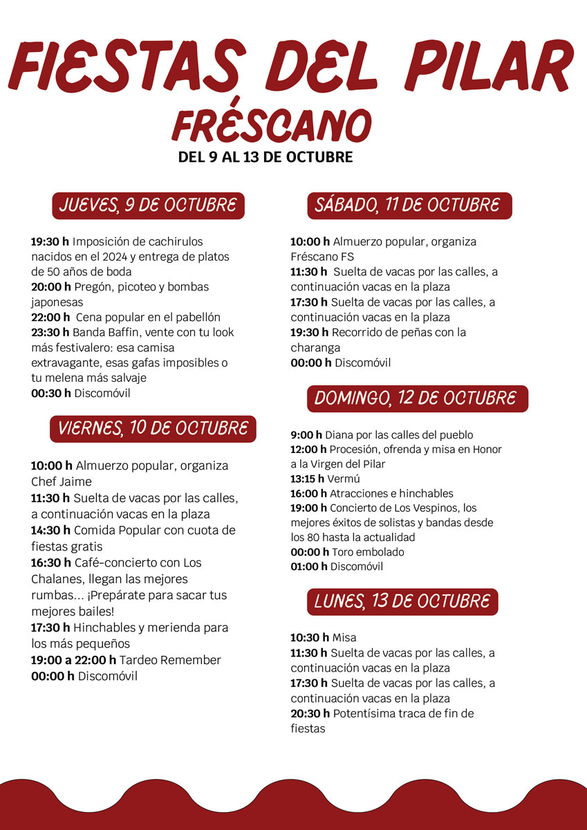 PROGRAMA FIESTAS 25