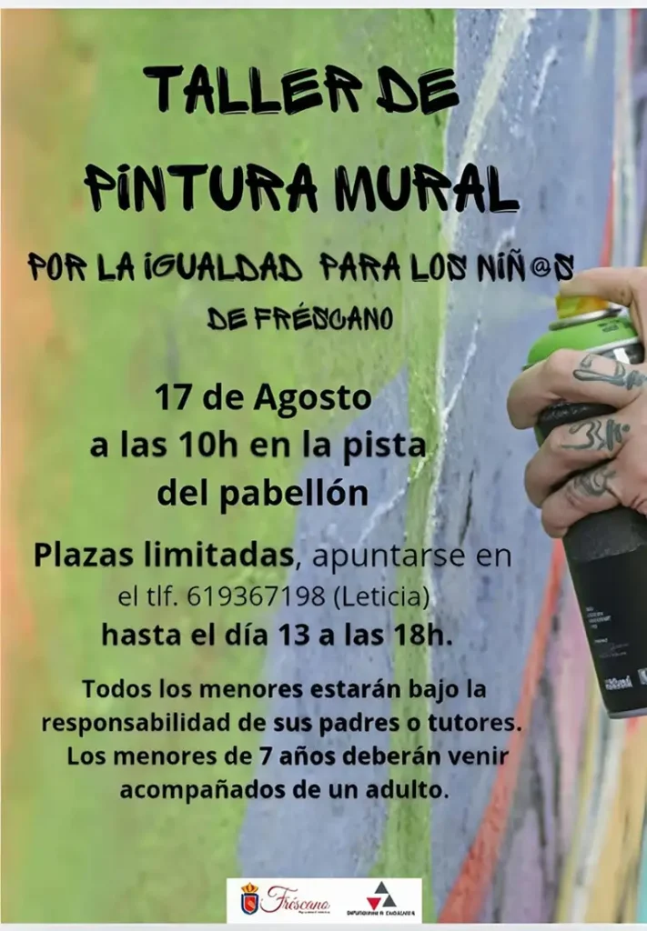 Taller pintura mural Fréescano