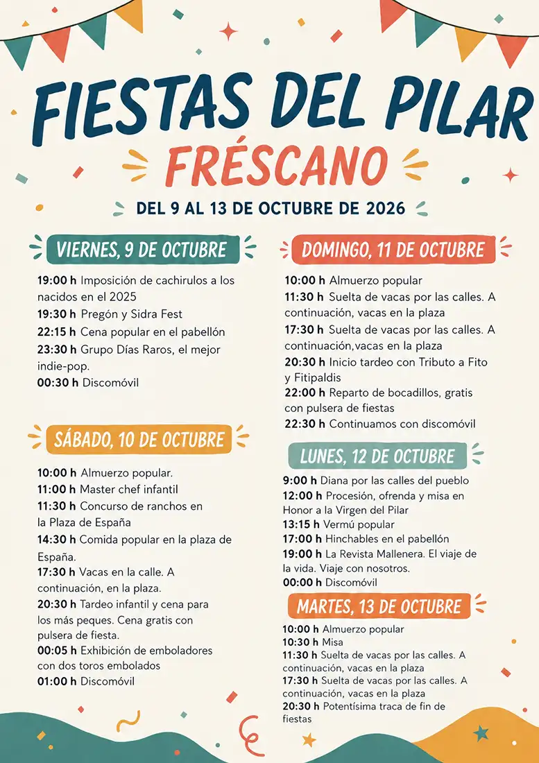 fiestas del pilar